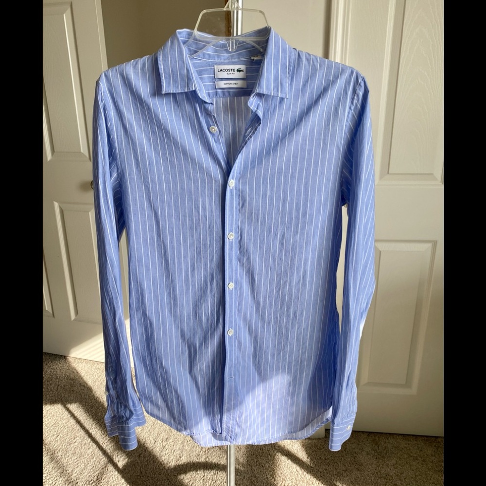 Made in France Lacoste Cotton - Linen Shirt